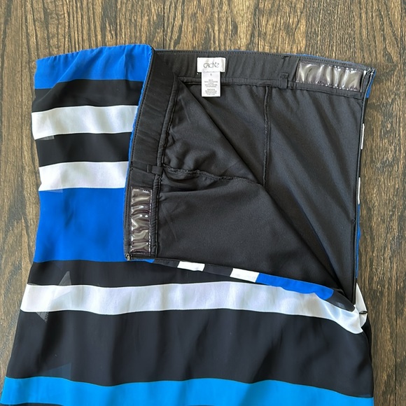 Cache long strapless with side zipper size 6 - lined with overlay - Picture 4 of 7